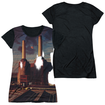 Pink Floyd Animals juniors black back t-shirt