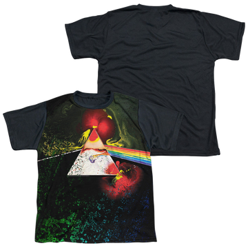Pink Floyd Dark Side Of The Moon youth black back t-shirt for ages 8 to 12