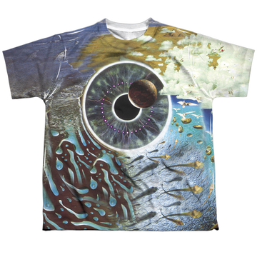 Pink Floyd Pulse youth all-over print t-shirt for ages 8 to 12
