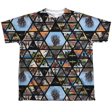 Pink Floyd Photographs youth all-over print t-shirt for ages 8 to 12