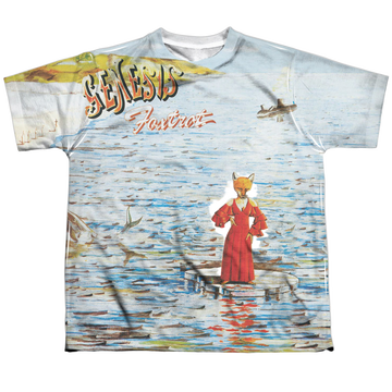 Genesis Foxtrot Cover youth all-over print t-shirt for ages 8 to 12