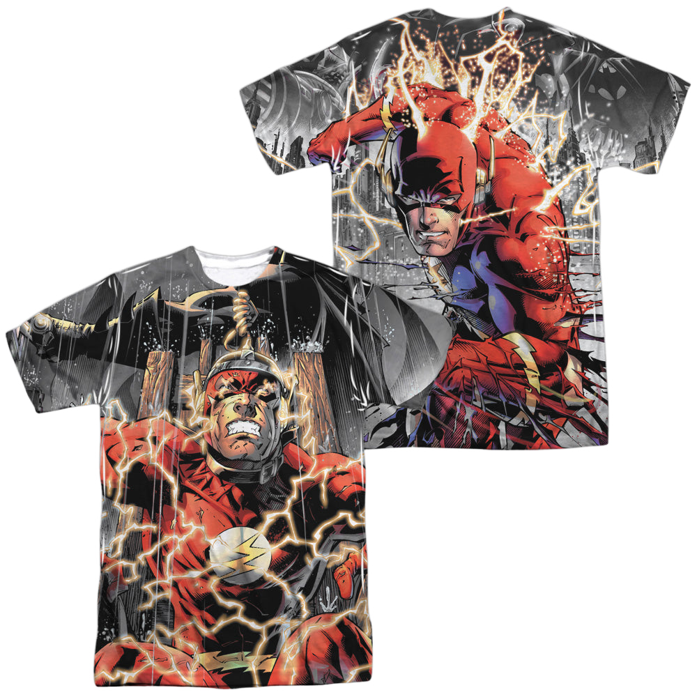 Flash, The Shock Therapy (Front/Back Print) - Men's All-Over Print T-Shirt Men's All-Over Print T-Shirt The Flash
