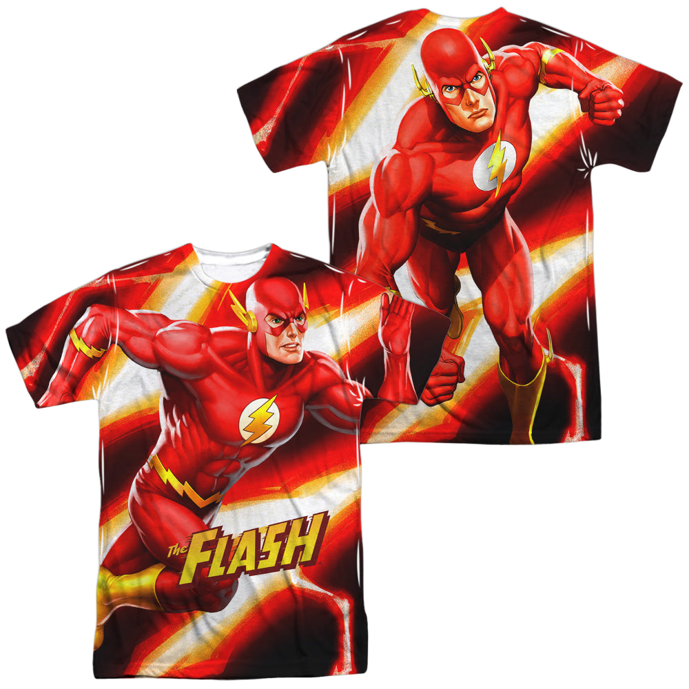 Flash, The Speed Bolt (Front/Back Print) - Men's All-Over Print T-Shirt Men's All-Over Print T-Shirt The Flash
