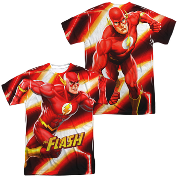 Flash, The Speed Bolt (Front/Back Print) - Men's All-Over Print T-Shirt Men's All-Over Print T-Shirt The Flash