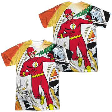 Flash, The Filmstrip (Front/Back Print) - Men's All-Over Print T-Shirt Men's All-Over Print T-Shirt The Flash