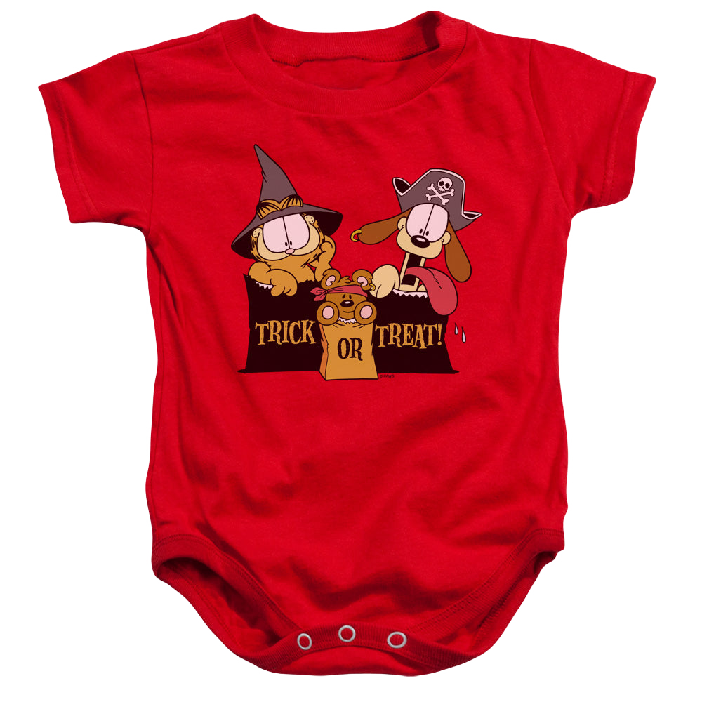 Garfield Trick Or Treat - Baby Bodysuit Baby Bodysuit Garfield