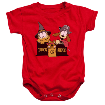 Garfield Trick Or Treat - Baby Bodysuit Baby Bodysuit Garfield