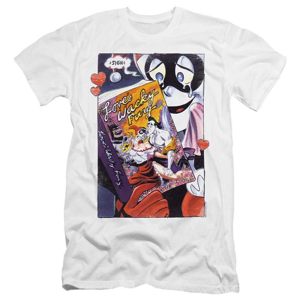 Harley Quinn Loves Wacky Fury - Men's Premium Slim Fit T-Shirt Men's Premium Slim Fit T-Shirt Harley Quinn