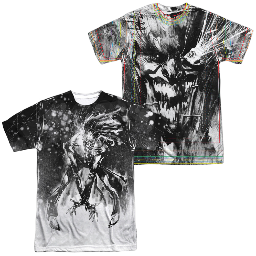Joker, The Sketchy Joker (Front/Back Print) - Men's All-Over Print T-Shirt Men's All-Over Print T-Shirt Joker
