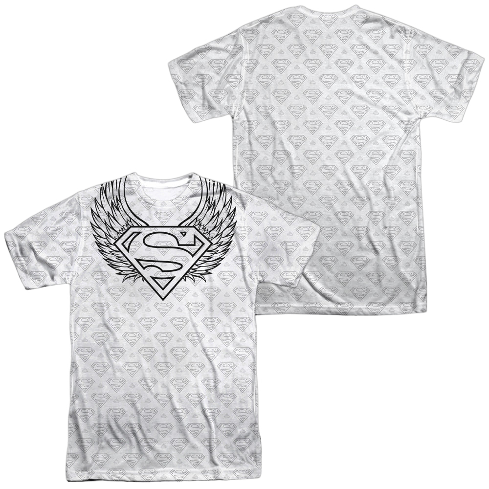 Superman Winged Shield Repeat - Men's All-Over Print T-Shirt Men's All-Over Print T-Shirt Superman