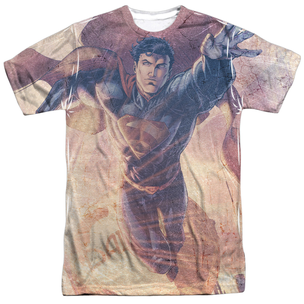 Superman Soar Above - Men's All-Over Print T-Shirt Men's All-Over Print T-Shirt Superman