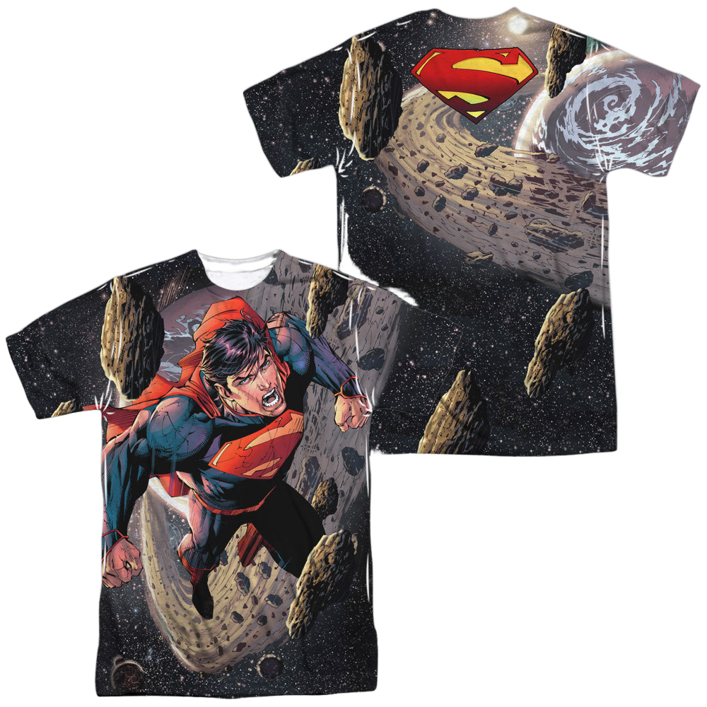 Superman Up Up (Front/Back Print) - Men's All-Over Print T-Shirt Men's All-Over Print T-Shirt Superman