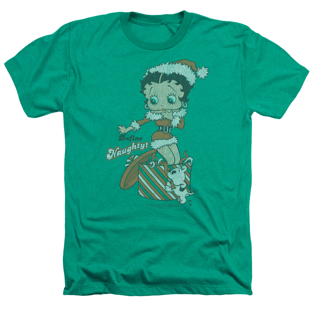 Betty Boop Define Naughty - Men's Heather T-Shirt Men's Heather T-Shirt Betty Boop
