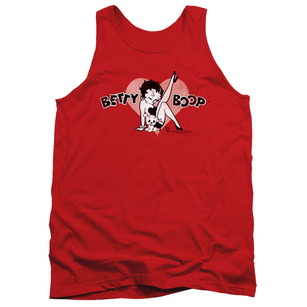 Betty Boop Vintage Cutie Pup - Men's Tank Top Men's Tank Betty Boop