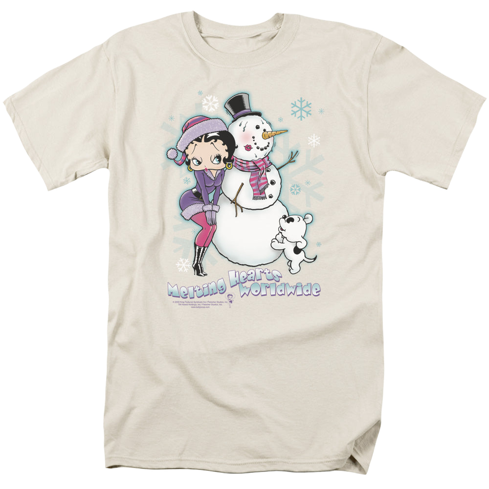 Betty Boop Melting Hearts - Men's Regular Fit T-Shirt Men's Regular Fit T-Shirt Betty Boop
