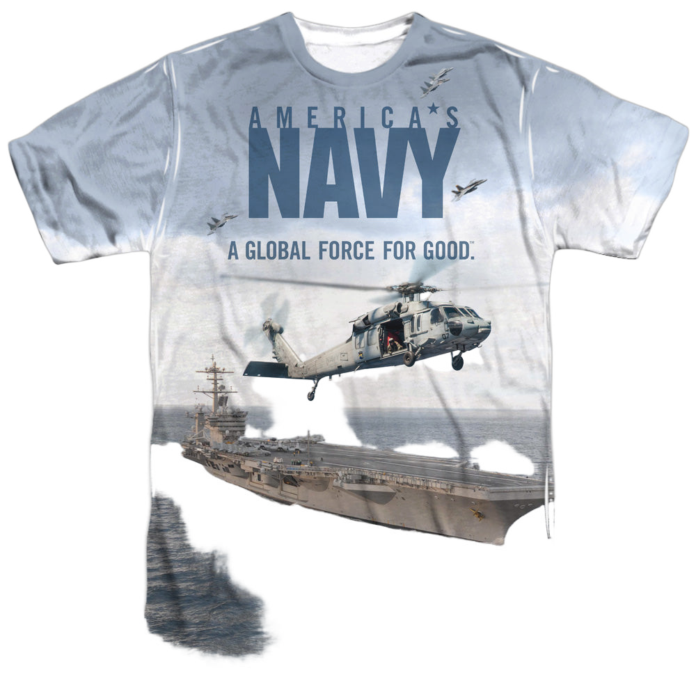 U.S. Navy Over And Under - Men's All-Over Print T-Shirt Men's All-Over Print T-Shirt U.S. Navy