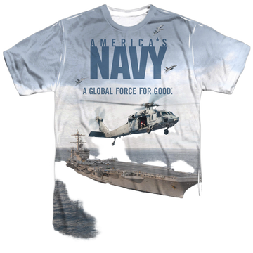 U.S. Navy Over And Under - Men's All-Over Print T-Shirt Men's All-Over Print T-Shirt U.S. Navy