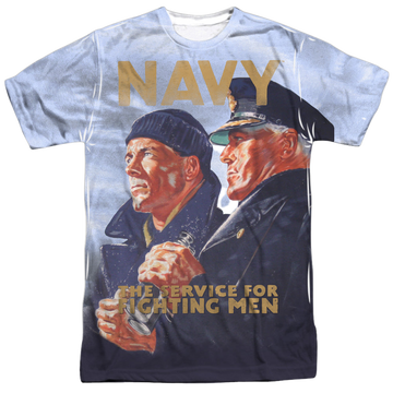 U.S. Navy Long Gaze - Men's All-Over Print T-Shirt Men's All-Over Print T-Shirt U.S. Navy