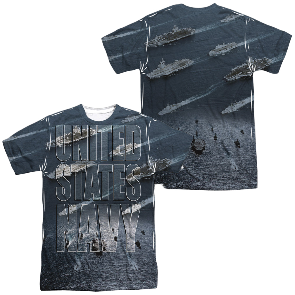 U.S. Navy Fleet (Front/Back Print) - Men's All-Over Print T-Shirt Men's All-Over Print T-Shirt U.S. Navy