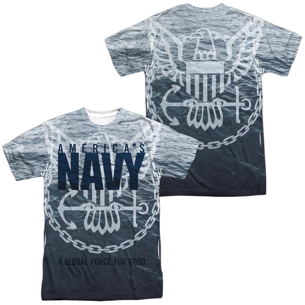 U.S. Navy Force For Good (Front/Back Print) - Men's All-Over Print T-Shirt Men's All-Over Print T-Shirt U.S. Navy