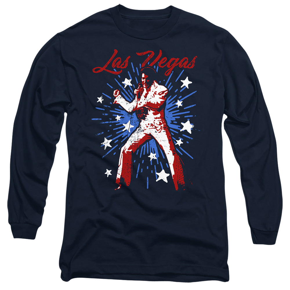 Elvis Presley Vegas Superstar - Men's Long Sleeve T-Shirt Men's Long Sleeve T-Shirt Elvis Presley