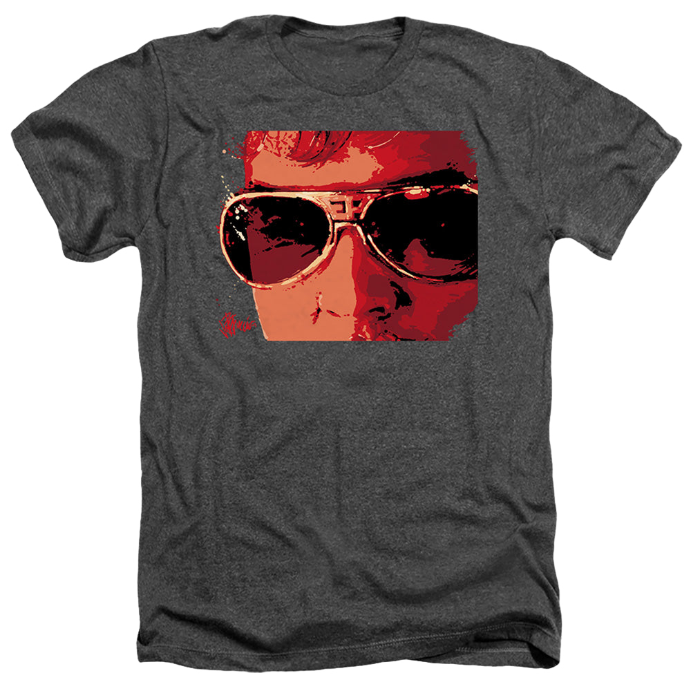 Elvis Presley Up Close - Men's Heather T-Shirt Men's Heather T-Shirt Elvis Presley