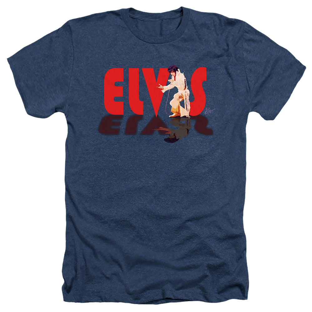 Elvis Presley Reflections Of Vegas - Men's Heather T-Shirt Men's Heather T-Shirt Elvis Presley