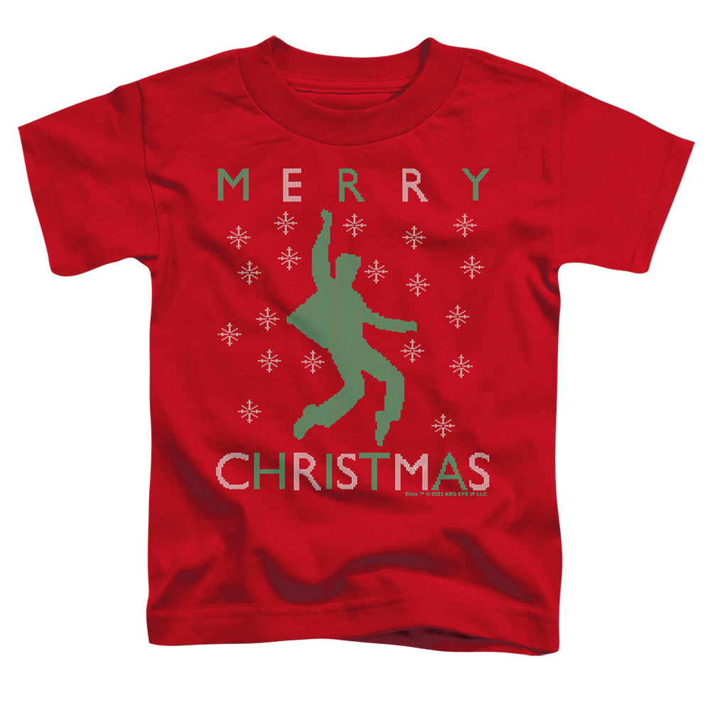 Elvis Presley Dancing Ugly Christmas - Toddler T-Shirt Toddler T-Shirt Elvis Presley