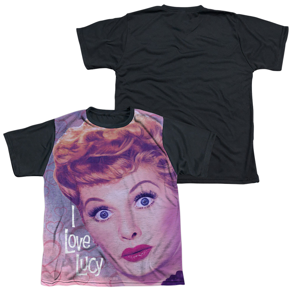 I Love Lucy Funny Hearts - Youth Black Back T-Shirt Youth Black Back T-Shirt (Ages 8-12) I Love Lucy