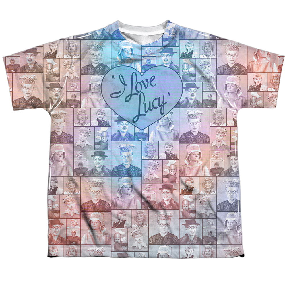 I Love Lucy Many Moods - Youth All-Over Print T-Shirt Youth All-Over Print T-Shirt (Ages 8-12) I Love Lucy