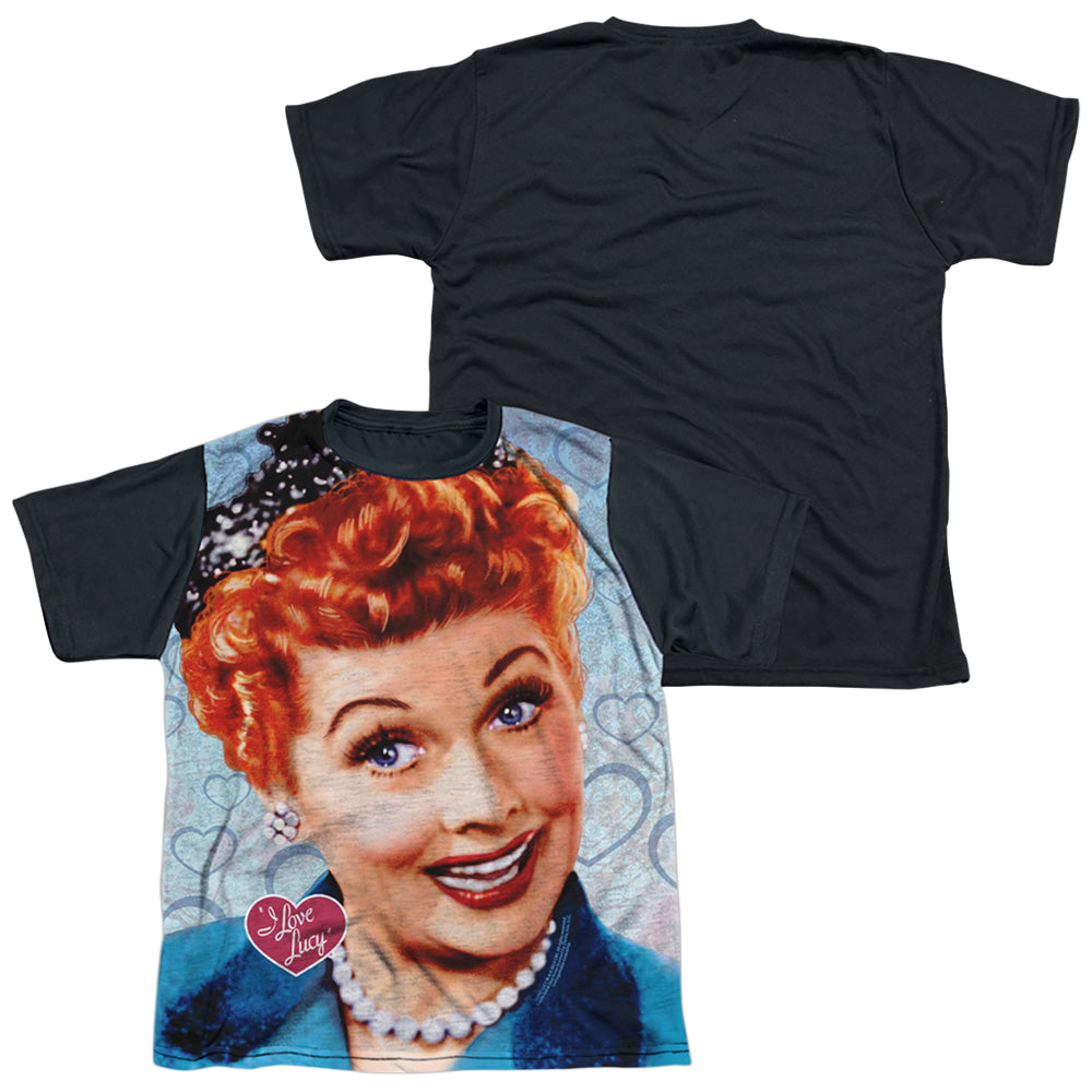 I Love Lucy Smile - Youth Black Back T-Shirt Youth Black Back T-Shirt (Ages 8-12) I Love Lucy