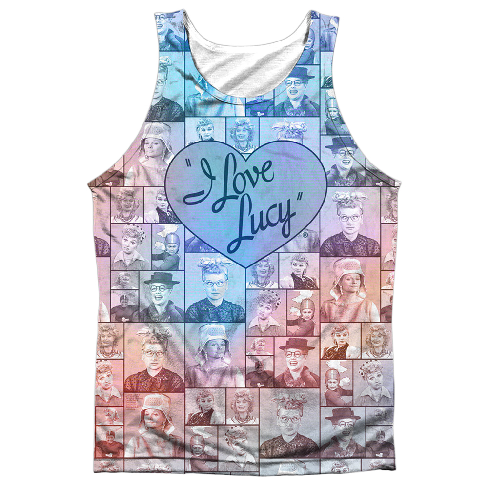 I Love Lucy Many Moods - Men's All Over Print Tank Top Men's All Over Print Tank I Love Lucy
