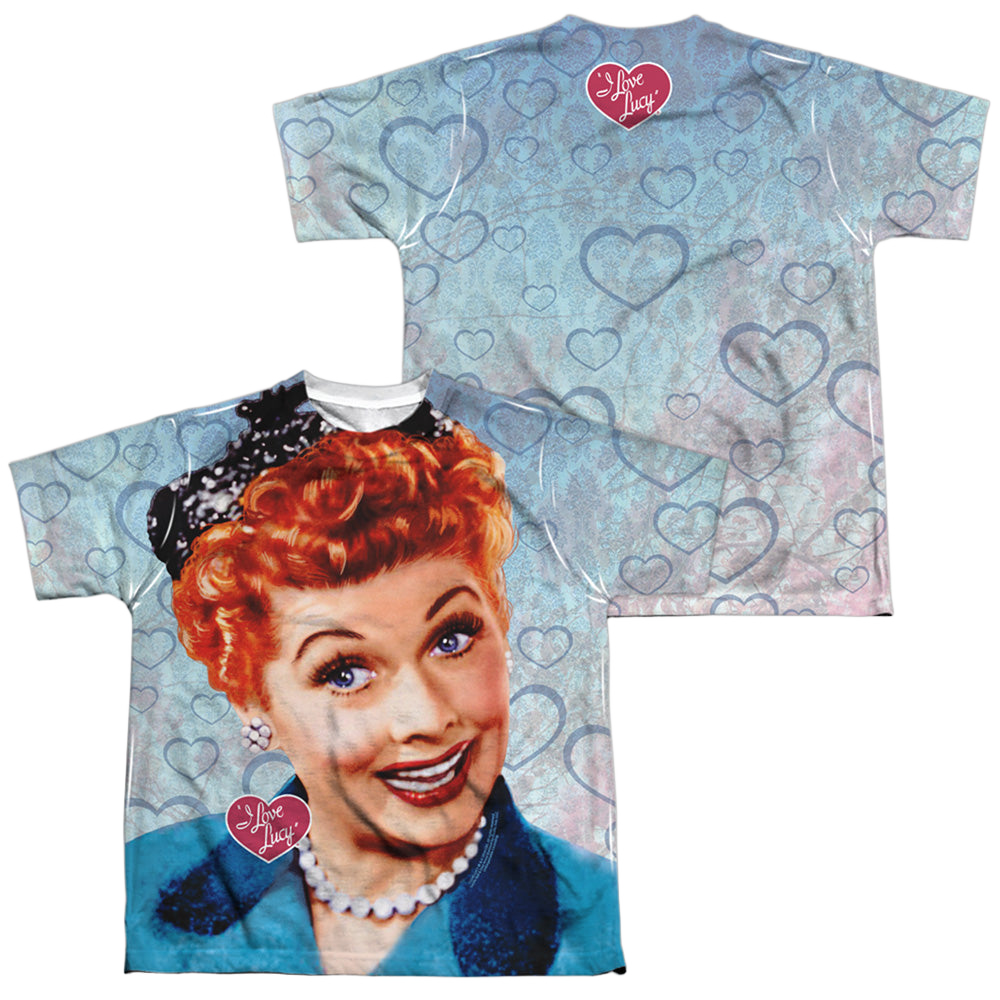 I Love Lucy Smile (Front/Back Print) - Youth All-Over Print T-Shirt Youth All-Over Print T-Shirt (Ages 8-12) I Love Lucy