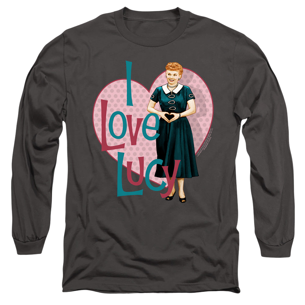 I Love Lucy Heart You - Men's Long Sleeve T-Shirt Men's Long Sleeve T-Shirt I Love Lucy