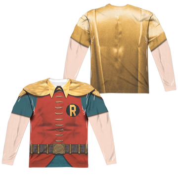 Batman Classic TV Series Robin Costume men's all-over print long sleeve
