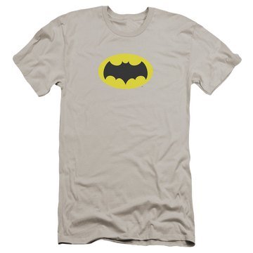 Batman Classic TV Series Chest Logo - Men's Premium Slim Fit T-Shirt Men's Premium Slim Fit T-Shirt Batman