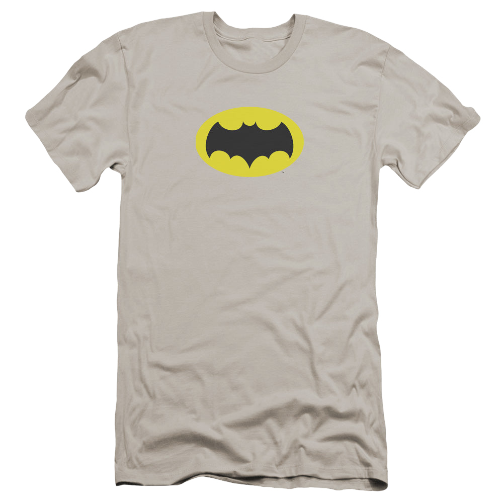 Batman Classic TV Series Chest Logo - Men's Premium Slim Fit T-Shirt Men's Premium Slim Fit T-Shirt Batman