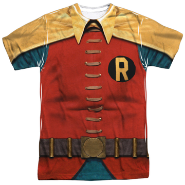 Batman Classic TV Series Robin Costume - Men's All-Over Print T-Shirt Men's All-Over Print T-Shirt Batman