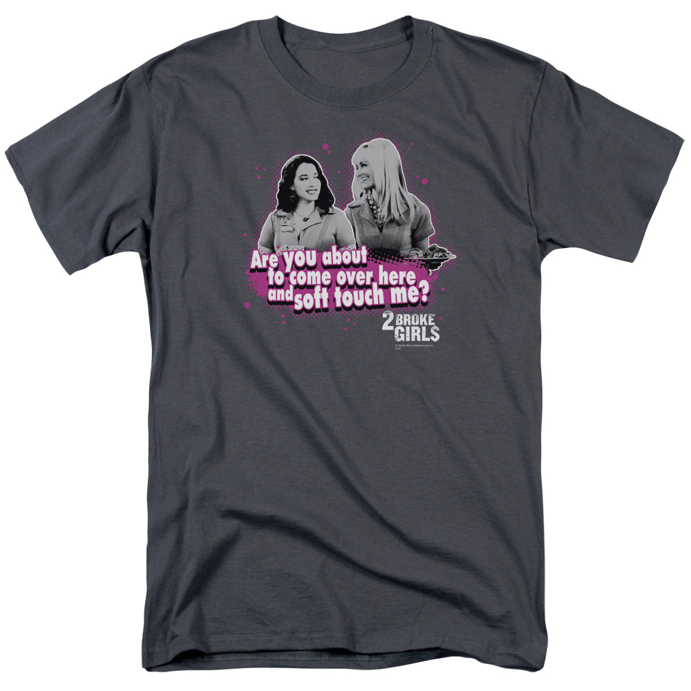 2 Broke Girls Soft Touch - Men's Regular Fit T-Shirt Men's Regular Fit T-Shirt 2 Broke Girls