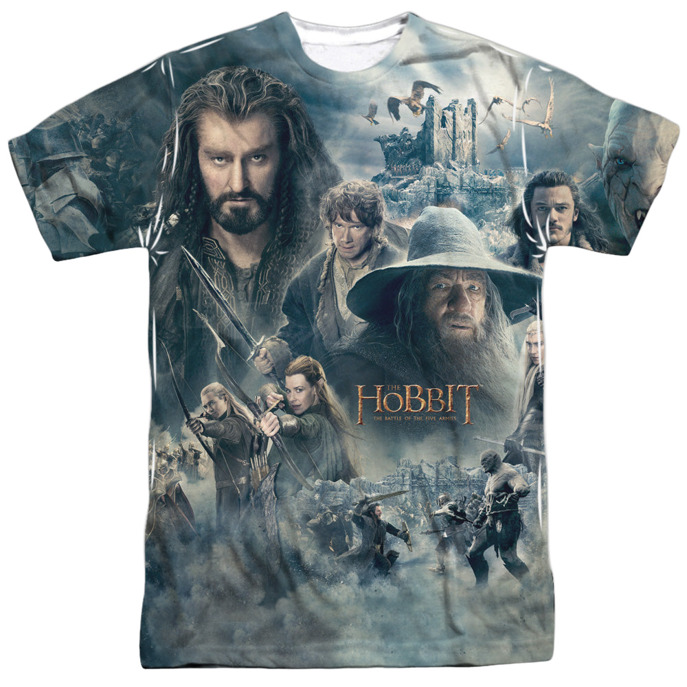 Hobbit Movie Trilogy, The Epic Poster - Men's All-Over Print T-Shirt Men's All-Over Print T-Shirt The Hobbit