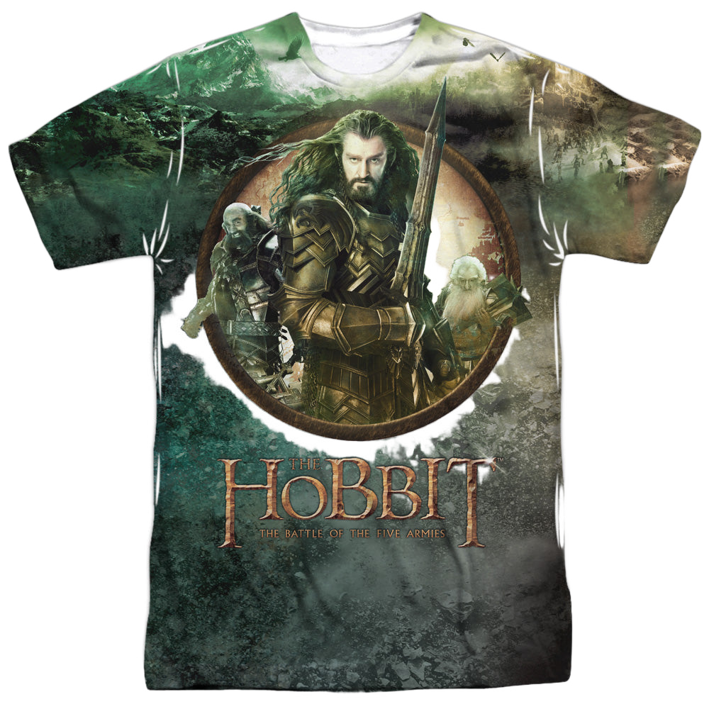 Hobbit Movie Trilogy, The Dwarves Vs Azog - Men's All-Over Print T-Shirt Men's All-Over Print T-Shirt The Hobbit