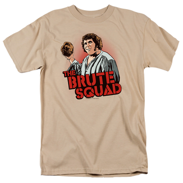 Sand men's regular fit t-shirt with The Princess Bride Brute Squad graphic