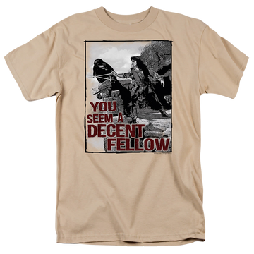 Sand men's regular fit t-shirt with The Princess Bride Fellow graphic