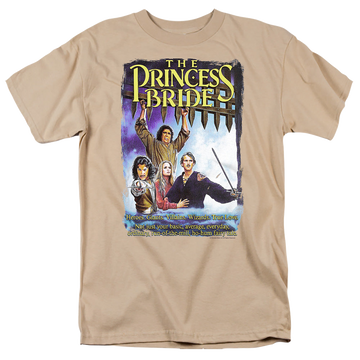 Sand men's regular fit t-shirt with The Princess Bride Alt Poster graphic