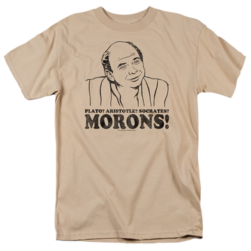 Sand men's regular fit t-shirt with The Princess Bride Morons graphic