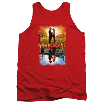 Red men's tank with The Princess Bride Poster graphic
