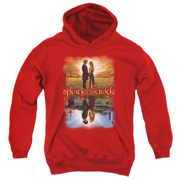 Red youth hoodie for ages 8 to 12 with The Princess Bride Poster graphic