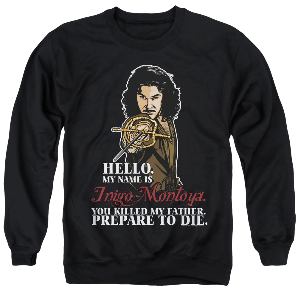 Princess Bride, The Hello - Men's Crewneck Sweatshirt Men's Crewneck Sweatshirt The Princess Bride