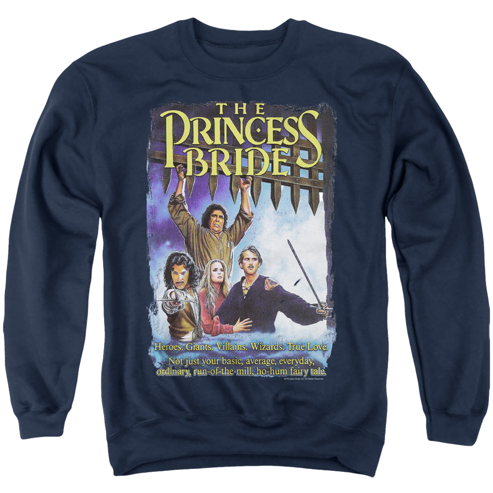 Princess Bride, The Alt Poster - Men's Crewneck Sweatshirt Men's Crewneck Sweatshirt The Princess Bride