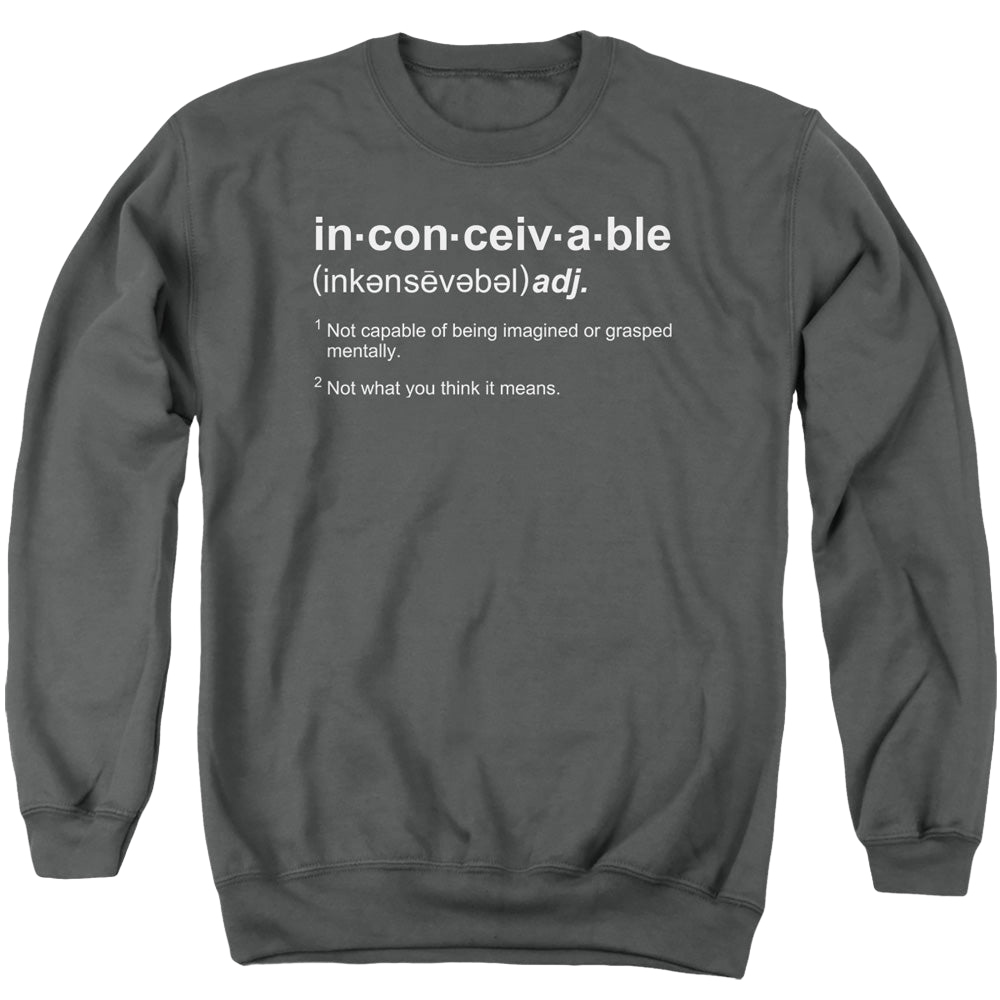 Princess Bride, The Definition - Men's Crewneck Sweatshirt Men's Crewneck Sweatshirt The Princess Bride